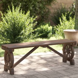 Tömör fenyőfa kerti pad 115 cm