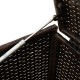 Barna polyrattan kerti tárolóláda 283 l