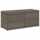 Szürke polyrattan kerti tárolóláda 283 l