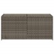 Szürke polyrattan kerti tárolóláda 283 l