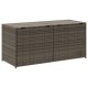 Szürke polyrattan kerti tárolóláda 283 l