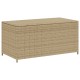 Vegyes bézs polyrattan kerti tárolóláda 190 l