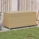 Vegyes bézs polyrattan kerti tárolóláda 190 l