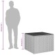 Barna polyrattan kerti tárolóláda 291 l