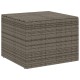 Szürke polyrattan kerti tárolóláda 291 l