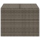 Szürke polyrattan kerti tárolóláda 291 l