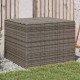 Szürke polyrattan kerti tárolóláda 291 l