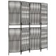 Szürke 4-paneles polyrattan térelválasztó Szürke 4-paneles polyrattan térelválasztó