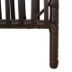 Szürke 4-paneles polyrattan térelválasztó Szürke 4-paneles polyrattan térelválasztó