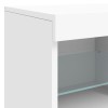 Fehér tálalószekrény led-világítással 81 x 37 x 67 cm