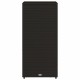 Fekete polyrattan kerti tárolószekrény 50 x 55 x 115 cm