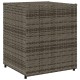 Szürke polyrattan kerti tárolószekrény 55 x 59 x 69 cm