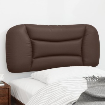 Barna műbőr fejtámla párna hvar 90 cm
