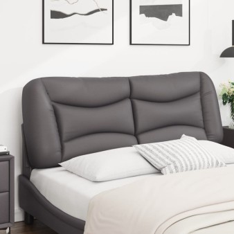Szürke műbőr fejtámla párna hvar 140 cm