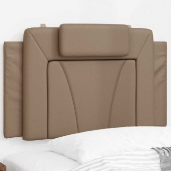 Cappuccino színű műbőr fejtámla párna viana 80 cm