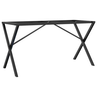 Acél étkezőasztallábak x-alakú vázzal 120 x 60 x 73 cm