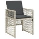 11 részes világosszürke polyrattan kerti ülőgarnitúra párnákkal 11 részes világosszürke polyrattan kerti ülőgarnitúra párnákkal