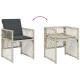 11 részes világosszürke polyrattan kerti ülőgarnitúra párnákkal 11 részes világosszürke polyrattan kerti ülőgarnitúra párnákkal