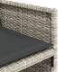 11 részes világosszürke polyrattan kerti ülőgarnitúra párnákkal 11 részes világosszürke polyrattan kerti ülőgarnitúra párnákkal