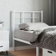 Fehér fém fejtámla 75 cm