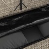 Világosszürke polyrattan kerti pad párnákkal