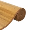 Négyszögletű természetes bambusz szőnyeg 70 x 200 cm