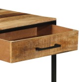 Konzolasztal fiókkal tárolóval barna 100 x 55 x 89.5 cm
