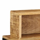 Konzolasztal fiókkal tárolóval barna 100 x 55 x 89.5 cm