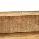 Konzolasztal fiókkal tárolóval barna 100 x 55 x 89.5 cm