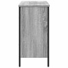 Szürke sonoma szerelt fa fürdőszobai mosdószekrény 80x30x60 cm