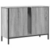 Szürke sonoma szerelt fa fürdőszobai mosdószekrény 80x30x60 cm