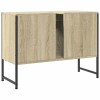 Sonoma tölgy szerelt fa fürdőszobai mosdószekrény 80x33x60 cm