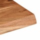 2 darab tömör akácfa fali polc 60x20x3,5 cm
