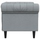 Világosszürke szövet chesterfield kanapé Világosszürke szövet chesterfield kanapé