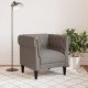 Tópszínű szövet chesterfield kanapé