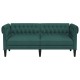 Sötétzöld 2 személyes szövet chesterfield kanapé Sötétzöld 2 személyes szövet chesterfield kanapé