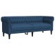 Kék 3 személyes szövet chesterfield kanapé Kék 3 személyes szövet chesterfield kanapé