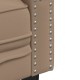 Kávészínű műbőr chesterfield kanapéfotel Kávészínű műbőr chesterfield kanapéfotel