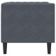 Sötétszürke bársony chesterfield kanapé Sötétszürke bársony chesterfield kanapé