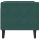 Sötétzöld bársony chesterfield kanapéfotel Sötétzöld bársony chesterfield kanapéfotel