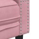 3 személyes rózsaszín bársony chesterfield kanapé párnákkal 3 személyes rózsaszín bársony chesterfield kanapé párnákkal