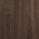 2 részes barna tölgy színű szerelt fa fürdőszobai szekrényszett