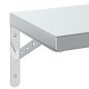 2 db ezüstszínű rozsdamentes acél fali polc 100 x 23,5 cm 2 db ezüstszínű rozsdamentes acél fali polc 100 x 23,5 cm