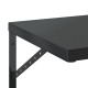 2 db fekete rozsdamentes acél fali polc 100 x 40 cm 2 db fekete rozsdamentes acél fali polc 100 x 40 cm