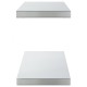 2 db ezüstszínű rozsdamentes acél fali polc 100 x 23,5 x 3 cm 2 db ezüstszínű rozsdamentes acél fali polc 100 x 23,5 x 3 cm