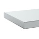 2 db ezüstszínű rozsdamentes acél fali polc 100 x 23,5 x 3 cm 2 db ezüstszínű rozsdamentes acél fali polc 100 x 23,5 x 3 cm