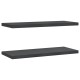2 db fekete rozsdamentes acél fali polc 75 x 30 x 3 cm 2 db fekete rozsdamentes acél fali polc 75 x 30 x 3 cm