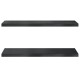 2 db fekete rozsdamentes acél fali polc 75 x 30 x 3 cm 2 db fekete rozsdamentes acél fali polc 75 x 30 x 3 cm