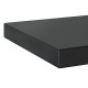 2 db fekete rozsdamentes acél fali polc 50 x 23,5 x 3 cm 2 db fekete rozsdamentes acél fali polc 50 x 23,5 x 3 cm