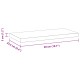 2 db fekete rozsdamentes acél fali polc 50 x 23,5 x 3 cm 2 db fekete rozsdamentes acél fali polc 50 x 23,5 x 3 cm